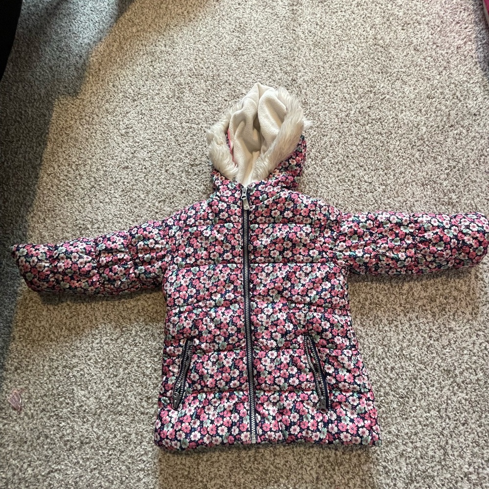 Carter’s floral puffer jacket